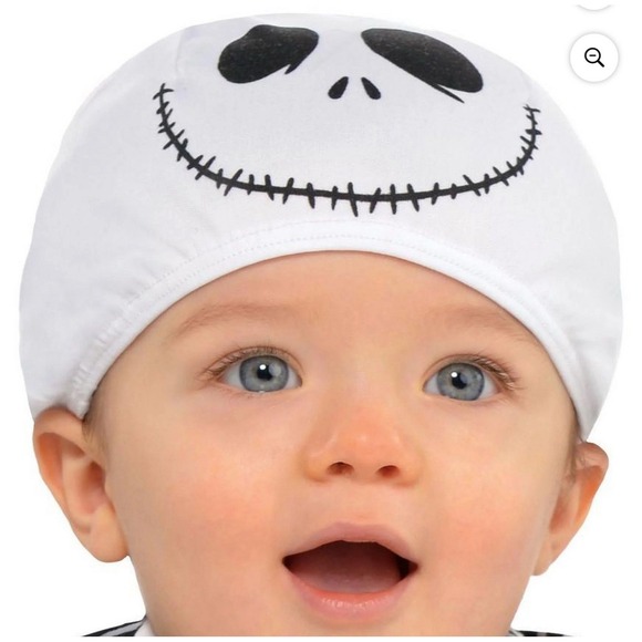 Disney Jack Skellington Infant Costume 3โ6M Halloween 2pc Set NWT Nightmare Xmas - Picture 3 of 7